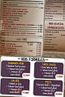 Xl Pizza menu