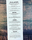 Paradiso Italian menu