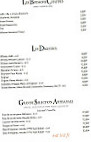 La Pagode menu