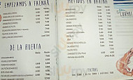 Chambel Marisqueria menu