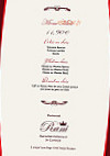 Rani Restaurant Traiteur menu