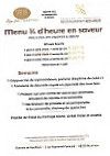 Philippe Bohrer menu