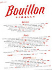 Maison Pigalle menu