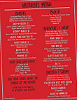 Hillbillie's Vittles Brew menu