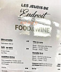 L'endroit menu