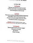 L'olivier menu