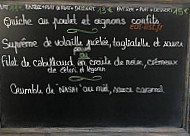 L'épicerie menu