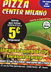 Pizza Center Milano menu