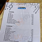 Asador A Illa menu