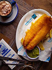 Blue Lagoon Fish Chips food