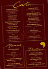 La Malquerida Home menu