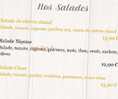 Brasserie Les Platanes menu