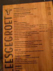 Vleesgegroet menu