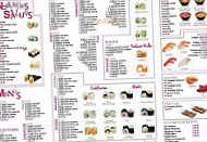 Allo Sushi menu