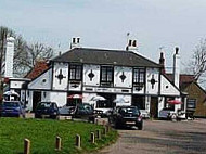 The Green Man outside