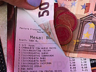 Balcón De María menu