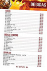 Pizzaria E Cervejaria Pitanga menu