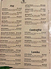 Restaurante Bambu menu