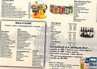 Le Palais de Cachan menu