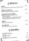 Le Riad menu