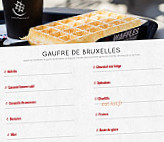 Waffle Factory menu