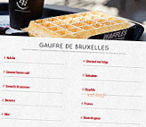 Waffle Factory menu