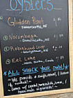 Glidden Point Oyster Farm menu