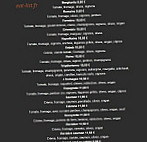 Le Saint Bruno menu