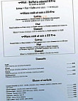 Le Palais de L'Inde menu