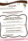 Les Sarments menu