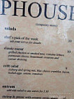 The Camphouse menu