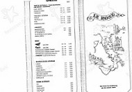 Pizzeria le Rose menu