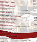 Le Fanfaron menu