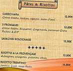 Felicità menu