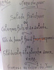 L'Entracte menu