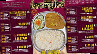 Indian Food menu