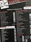 La PotiniÈre menu