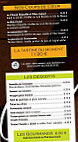 Hotel le Chene Vert menu