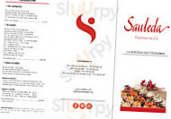 Sauleda Pastissers menu