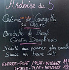 Le 5 Avenue menu