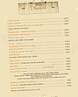 La Grange menu