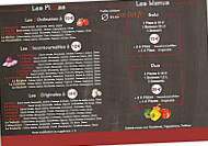 La Mimizane menu