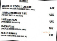 Le Central menu