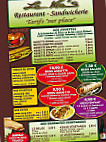 Le Keb's Sandwicherie menu