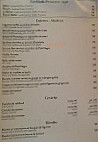 La Mome menu