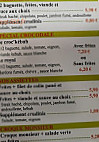 Le Crocodale menu