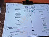 Dolomiti menu