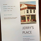 Jerry's Place menu