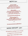 Le Dragon d'Or menu