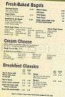 Bruegger's Bagel Bakery menu